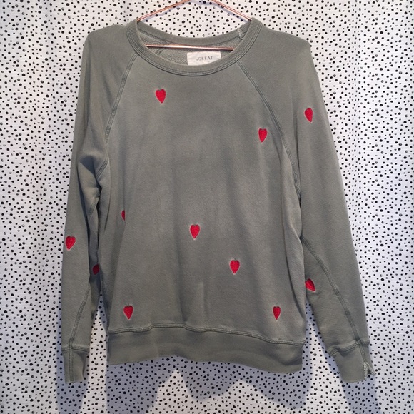 The great college sweatshirt hearts Clearance